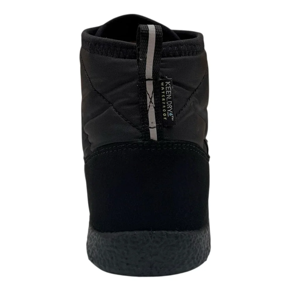 KEEN Youth Boys Girls Howser II Waterproof Insulated Chukka Boots Size 2 Black